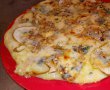 Pizza cu nuci, pere si gorgonzola-10