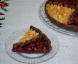 Desert tarta in doua culori cu prune si mere-12