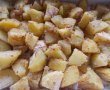 Cartofi crocanti la cuptor, cu salata de varza-6