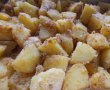 Cartofi crocanti la cuptor, cu salata de varza-7