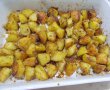 Cartofi crocanti la cuptor, cu salata de varza-9