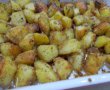 Cartofi crocanti la cuptor, cu salata de varza-10