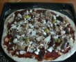 Pizza cu pui marinat-1