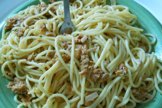 Spaghetti cu ton