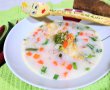 Supa cu legume verzi, linte si iaurt-6