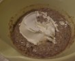 Desert negresa cu zahar caramelizat si crema de nuci-4