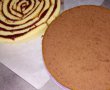 Desert tort spirala cu jeleu de cirese si crema de portocale-12