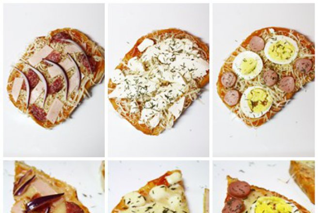 10 tipuri de pizza pe felii de paine