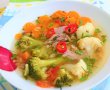 Ciorba de porc cu conopida si broccoli-16