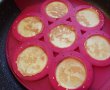 Desert mini pancakes cu piersici-5