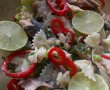 Salata de farfalle, cu file de macrou in ulei-0