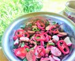 Salata de fasole rosie cu carnat de porc-0