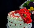 Tort Red Velvet, cu crema de branza si lamaie-6