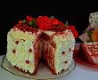 Tort Red Velvet, cu crema de branza si lamaie-9