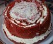 Tort Red Velvet, cu crema de branza si lamaie-31