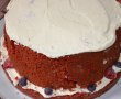 Tort Red Velvet, cu crema de branza si lamaie-33