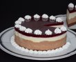 Desert cheesecake rece cu ciocolata si jeleu de zmeura-13