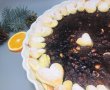 Desert tarta cu ciocolata, arahide si portocala-8