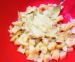 Salata de ciuperci, cu cartofi si smantana-3