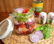 Salata de ton cu fasole rosie si gogosari-5
