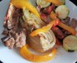 Cotlete de porc cu legume (fenicul, dovlecel si ardei) la cuptor-7
