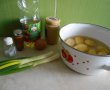 Salata de cartofi, cu ceapa verde si maioneza-1