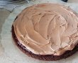 Desert tort cu crema de ciocolata si gem de zmeura - reteta nr. 900-8