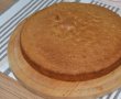 Desert tort cu macha, mousse de mango si crema de ciocolata alba cu pere-1
