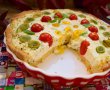 Aperitiv tarta cu branzeturi, legume si oua de prepelita-10