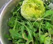 Salata cu oua, cascaval si frunze verzi-2