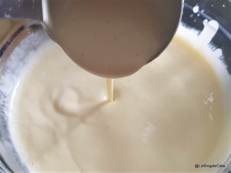 Desert crema engleza cu lapte de cocos