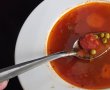Supa de rosii cu mazare si carnat afumat-8