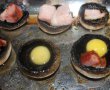 Ciuperci umplute cu kaizer, cascaval si oua de prepelita-0