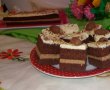 Desert prajitura festiva cu ciocolata si vanilie-4