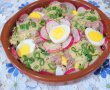 Salata de cartofi cu carne de vitel, oua si tarhon verde-9