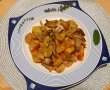 Cartofi cu ciuperci si ierburi aromate in sos de rosii la cuptor-7