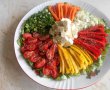 Salata cu tofu, ardei mini, ceapa verde si rosii cherry-10