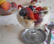 Desert crema de mascarpone cu fructe, la pahar-13
