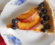Desert tarta cu branza dulce, nectarine si afine-22