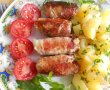 Mini rulouri din carne tocata de porc, in bacon, cu cartofi natur-15