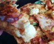 Blat de pizza din conopida si mozzarella (fara gluten, low carb)-15