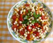 Salata calda de paste, cu legume si mozzarella-13
