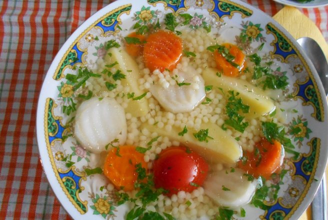 Supa de legume cu cus-cus
