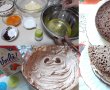 Desert tort cu ciocolata si dantele-1