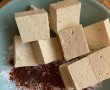 Paste de Konjac cu sos pesto, rosii uscate si tofu crispy la gratar-0