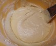 Desert prajitura turnata cu mere si crema de smantana-3