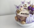 Desert tort cu afine si ciocolata alba-9