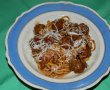 Spaghetti con le polpettine (spaghete cu chiftelute)-15