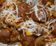 Spaghetti con le polpettine (spaghete cu chiftelute)-18