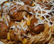 Spaghetti con le polpettine (spaghete cu chiftelute)-20